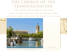 Tablet Screenshot of churchofthetransfiguration.org